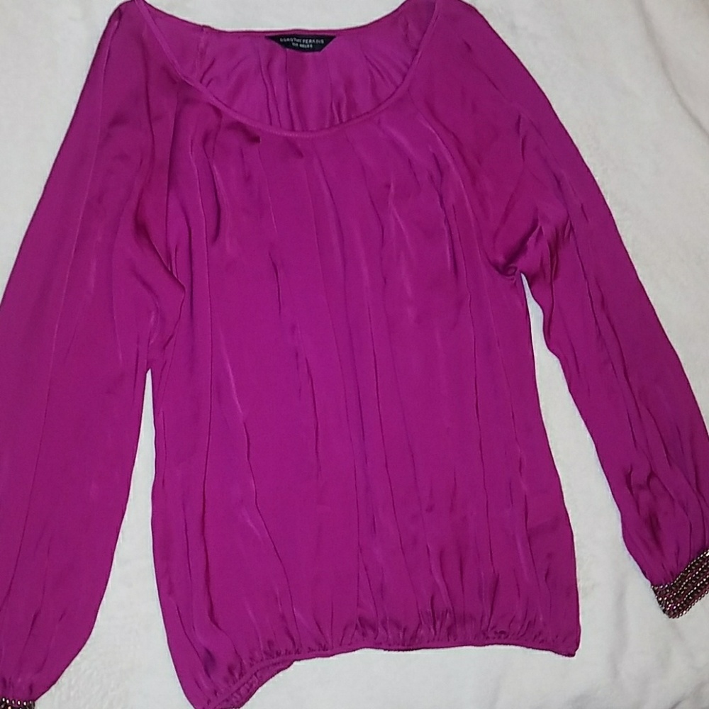 Dorothy Perkins beaded long sleeves blouse top